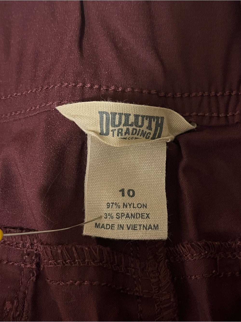 Duluth Performance Shorts in Burgundy - Picture 3 of 11